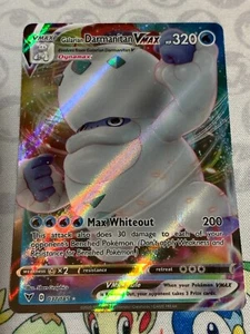 C492 POKEMON TCG GALARIAN DARMANITAN VMAX NM CARD HOLO #037VIVID VOLTAGE RARE - Picture 1 of 12