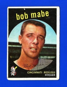 1959 Topps SET BREAK #356 BOB MABE RC EXCELLENT+ CINCINNATI REDS (SB2) - Picture 1 of 2