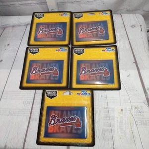 Lot of 5 Atlanta Braves Baseball MLB Fridge Magnet 1998 - 3.5 in x 2.5 in - Picture 1 of 4