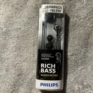 Philips SHE3900 In-Ear-Kopfhörer - Silber mit Bassregler (neu versiegelt) - Bild 1 von 6