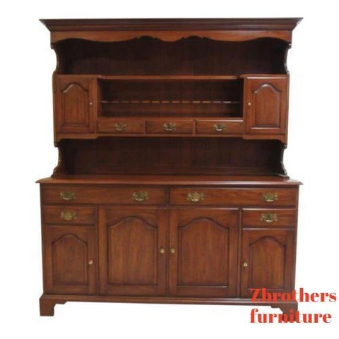 Henkel Harris Wild Black Cherry China Cabinet Hutch Curio Display Cover
