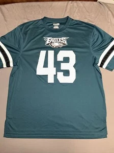 Team Apparel Philadelphia Eagles T Shirt Men’s 2XL Green 43 Daren Sproles (1717) - Picture 1 of 11
