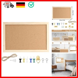 Pinnwand Korkwand Pinnwand, 30x20 cm Pinwand Korktafel, Kleine Korkplatte Pin... - Bild 1 von 8