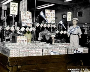 1952 Topps Store Display Photo 8X10 - Unopened Boxes Mickey Mantle Rookie Year - Picture 1 of 4