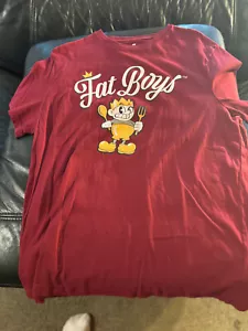 Fat Boys Catering NEW W TAG H&M brand maroon Med t shirt studio wardrobe auction - Picture 1 of 2