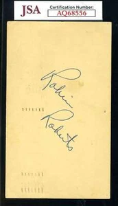 Robin Roberts JSA Coa Signed 1953 GPC Government Postcard Autograph - Picture 1 of 2