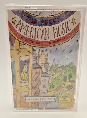Mad About American Music Bernstein L A Philharmonic Vtg Cassette Tape Sealed New - Image 1 of 4