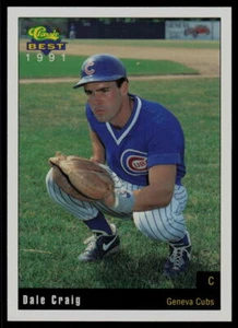 1991 Classic Best Dale Craig Geneva Cubs - Bild 1 von 2