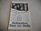 Early 1900S Magazine Ad #A4-177 - Schoenhut Dolls