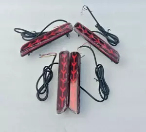 Rear Bumper Reflector LED Brake Light 4 Pic For Suzuki S Presso - Picture 1 of 8