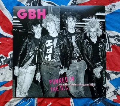 G.B.H "Punked In The O.C." PURPLE VINYL L.P.  SEX PISTOLS Clash Discharge Oi - Image 1 of 4