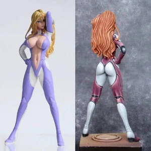 1/20 Resin Model Kit Modern Beautiful Girl Woman Motorcyclist Unpainted - Picture 1 of 5