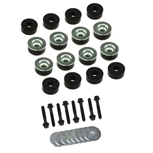 Body Mount Bushing Cushions and Bolts Hardtop 1964-67 Chevelle GTO Cutlass 20pc - Bild 1 von 9