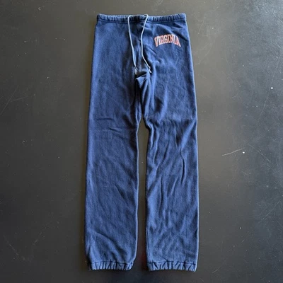 Pantalones deportivos vintage Champion tejido inverso calentamiento Virginia medianos azul marino años 80 hechos en EE. UU. Foto 1 de 4