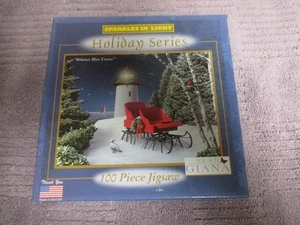 Nuevo NOS Alan Giana Winter Has Come Puzzle 100 Piezas 9" X 12" Navidad - Imagen 1 de 1