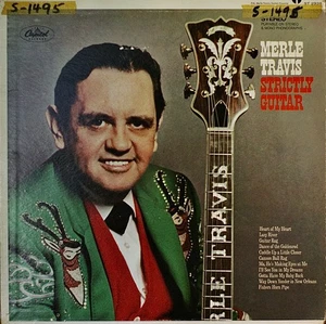 MERLE TRAVIS: Strictly Guitar-NM1968LP Solo Guitar - Imagen 1 de 1