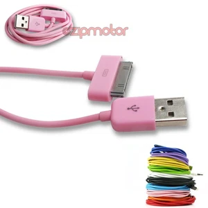 20X 10FT 30PIN USB SYNC DATA CHARGER PINK DOCK CABLE IPHONE 4S IPOD TOUCH IPAD - Picture 1 of 1