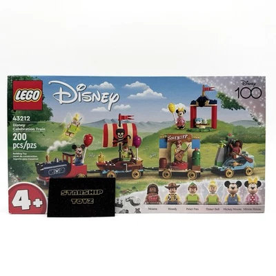 New, Retired & Sealed Disney 100 LEGO Disney Celebration Train (Set No. 43212) - Image 1 of 4