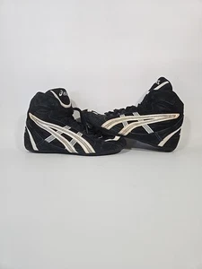 ASICS Medalist Black Wrestling Shoes Men’s Size 10 Rulon Freek Rare Vintage - Bild 1 von 8