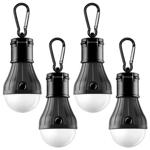Tent Light 4 Pack Portable LED Camping Lantern Emergency Hanging Bulb - Picture 1 of 7