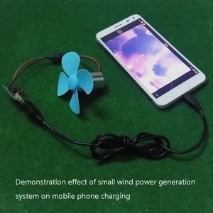 Mini New Wind Micro for Turbine Generator Charger for DC 5V USB Output Power Mot - Bild 1 von 6
