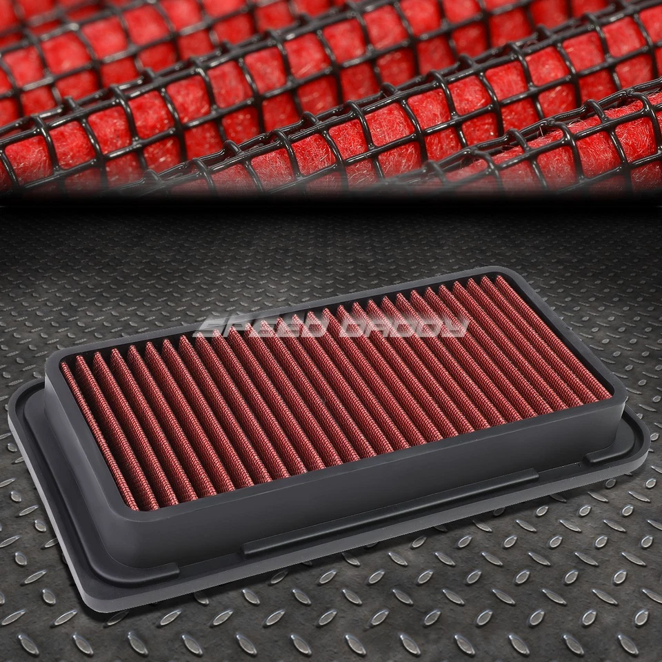 PARA 13-16 FRS/BRZ 05-10 TC ROJO REUTILIZABLE/LAVABLE CAÍDA EN EL PANEL DE FILTRO DE AIRE Foto 1 de 4