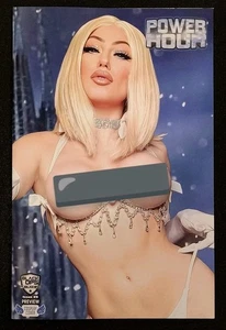Power Hour #3 Preview Emma Frost Faces by Rachie Close Up Risque Variant - Picture 1 of 2