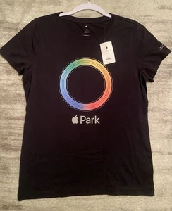 Apple Park Visitor Center Infinity Loop Apple Park T-Shirt Schwarz Regenbogen Damen M - Bild 1 von 5