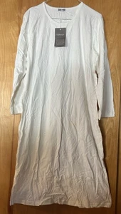 Coyuchi Fair Trade Organic Cotton Nightgown S Pajama Gown Dress - Picture 1 of 7