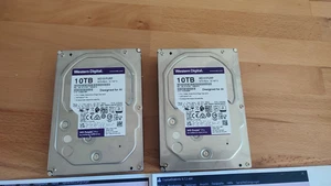 zwei Western Digital Purple Surv 10 TB, Interne, 7200 RPM, 3.5" (WD101PURP) - Bild 1 von 2