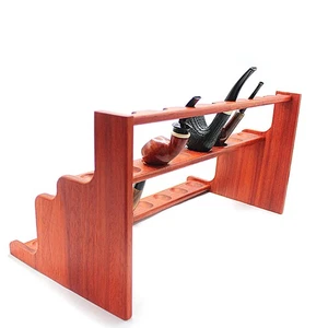 Holz Tabak Pfeifenständer Ständer Halter Display für 16 Pfeifen Regal Rack - Bild 1 von 9