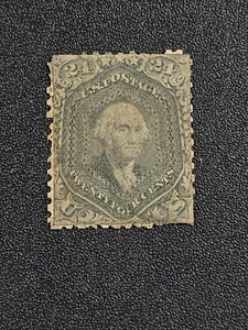 1866 U.S. 24 cent Washington - Scott# 78 - Solid USED stk#MN1 - Picture 1 of 7