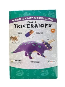 Fiesta Crafts Machen Sie einen Dinosaurier Triceratops - passt Köpfen für Kinder & Erwachsene - Bild 1 von 5