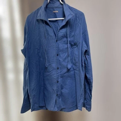 KAPITAL Blue Long Sleeve Button Up Shirt Chest Pocket 3 Used JAPAN - Image 1 of 4