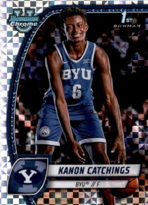 2024-25 Bowman University Chrome #40 Kanon Catchings X-Fractor - Picture 1 of 2