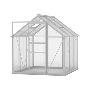Lambu Greenhouse Aluminium Walk In Green House Garden Plant Shed PC - Picture 1 of 59