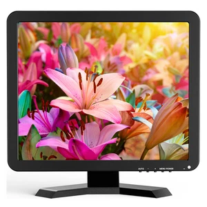 17in 1280*1024 Security Camera Monitor LCD Screen,HDMI/VGA/BNC/AV/USB,100% sRGB - Picture 1 of 8