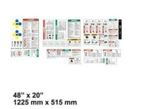 Teil # GN44748GT passend für Genie - AUFKLEBER-KIT - SICHERHEIT - Bild 1 von 3