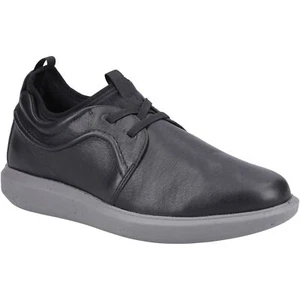Hush Puppies Niles Leather Men's Black Lace-Up Shoes New - Picture 1 of 4