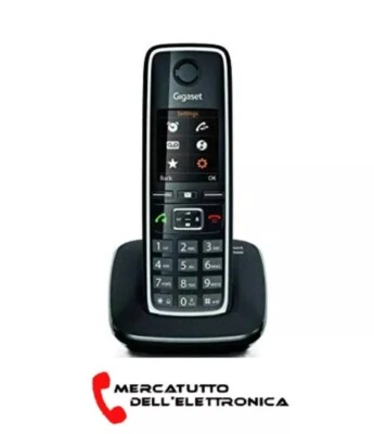 TELEFONO CORDLESS GIGASET C560 VIVAVOCE RUBRICA DISPLAY COLORI Presa per Cuffie - Immagine 1 di 4