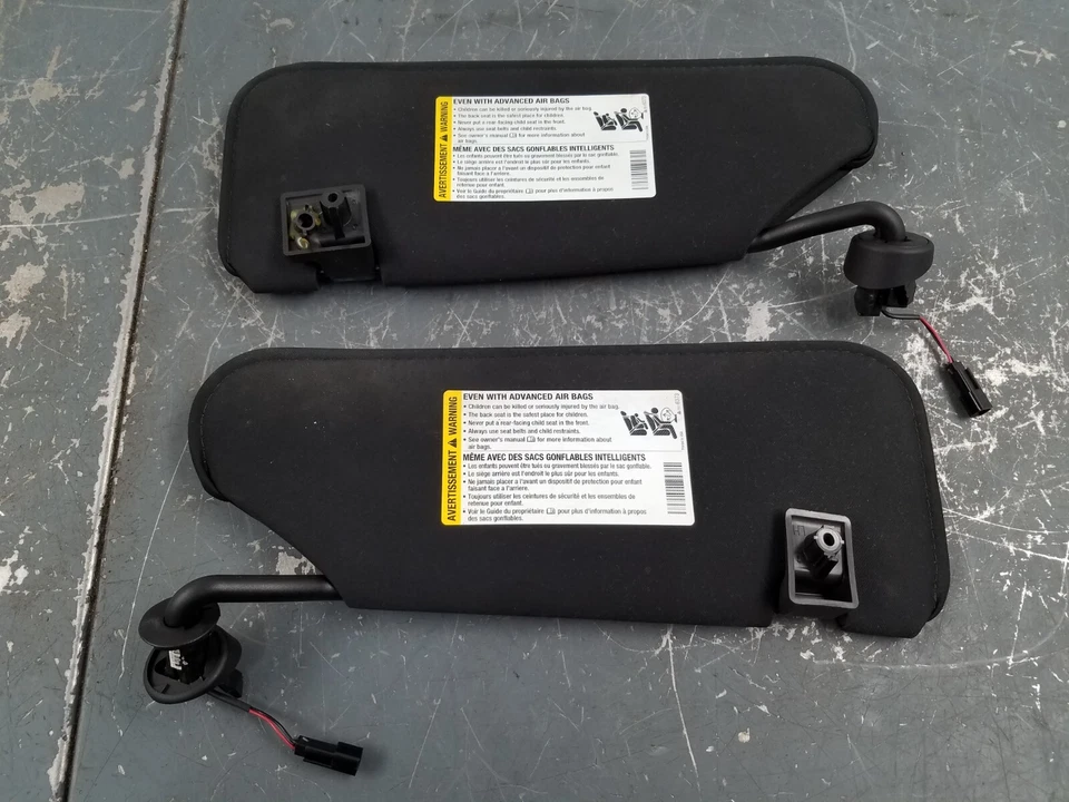 2008 Chevy Corvette C6 Convertible Sun Visors #5004 P8 - Image 1 of 4