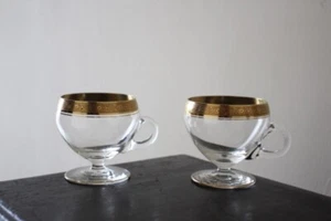 THERESIENTHAL Concord Custard Glass Cup Pair Set - Picture 1 of 12
