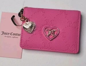Juicy Couture Juicy Pink Only You and Me Kreditkartenetui Schlüssel Doppelfaltung Geldbörse - Bild 1 von 5