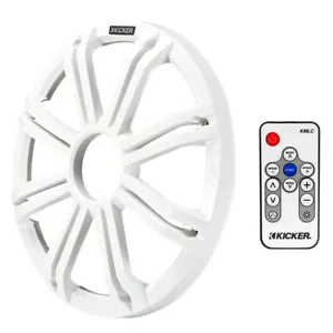 Rejilla de subwoofer Kicker KMG12W 12" con LED incorporados - Imagen 1 de 9