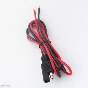 1pz 1M/3.3FT SAE DC Power Automotive Fai da Te Cavo 14AWG Filo Rosso + Nero - Foto 1 di 5