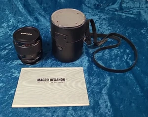 Konica Macro Hexanon AR 55mm f3.5 Lens w/ Konica Mount + Case / #7905715 - Picture 1 of 11