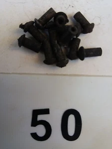 25 Hollow Round Head Mild Steel Rivets 1/8"X 1/4" PACK SIZE 25 rivets. - Picture 1 of 3