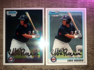 EDDIE ROSARIO 2010 Bowman Chrome Draft & Bowman Draft (#BDPP19) ROOKIES - Picture 1 of 6