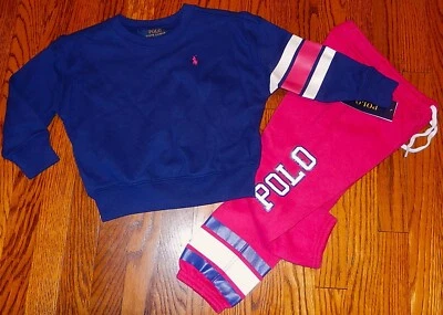 POLO RALPH LAUREN AUTÉNTICAS NIÑAS NUEVO ORIGINAL JUEGO DE 2 piezas talla L (12-14), nuevo con etiquetas Foto 1 de 4