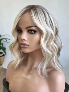 13x4 Lace Front Wig 100% Human Hair Wig For Women Daily Party Use - Picture 1 of 6